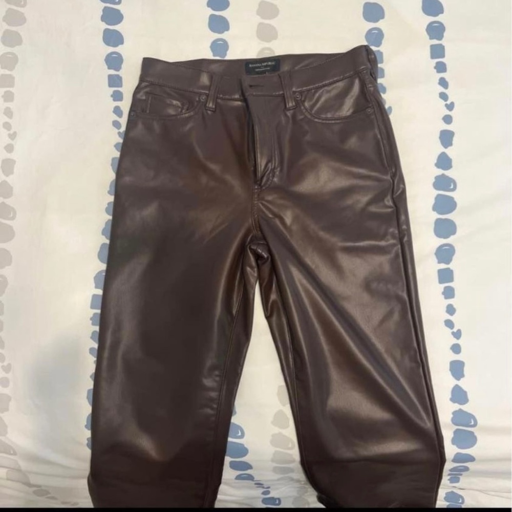 Brown leather paints